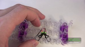 Браслет КОЛЬЦА ○○○ из резинок на станке Rainbow loom, Monster tail ○○○ Как плести из резинок