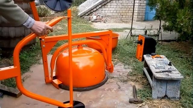 Как собрать бетономешалку Agrimotor