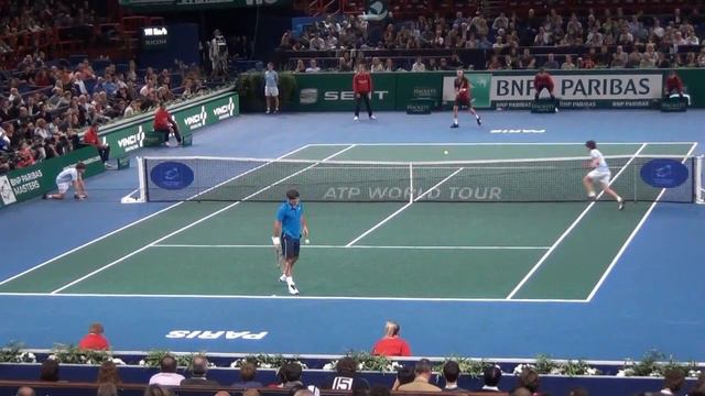 Roger Federer VS Juan Monaco 1/4 Paris-Bercy 2011