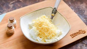 Лаваш с творогом и сыром