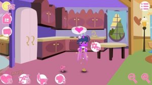 Создаем и растим пони Принцессу Луну из мультика про Май Литл Пони в игре Карманная пони. Искорку