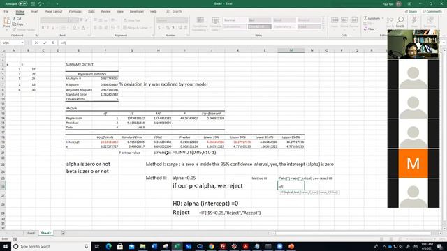 Chapter9 and datacase5: statistical testing of the International Fisher Effect