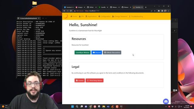 How to use Moonlight with any GPU! Setting up Sunshine for Moonlight. (AMD, Nvidia, Intel) смотреть онлайн