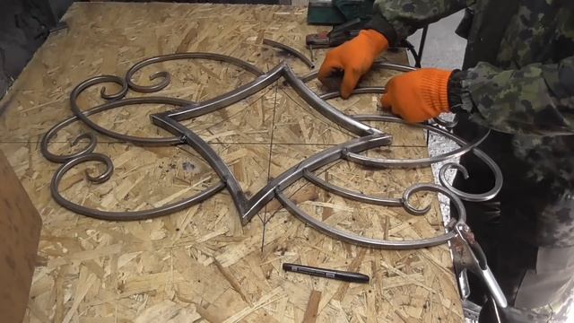 Красотища! работа с профильной трубой 20х20 и 10х10 своими руками. Холодная ковка смотреть онлайн