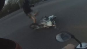 Приколы и падения на питбайке