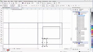 CorelDraw: создание развертки комнаты