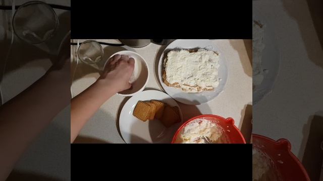 быстрый тортик из печенья. Забытое из детства))