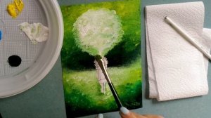 Рисунок акриловыми красками. Рисуем девушку с букетом. Поле с цветами акриловыми красками.???