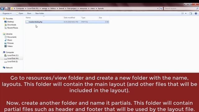 Integrate Bootstrap Template with Laravel - (Hindi)