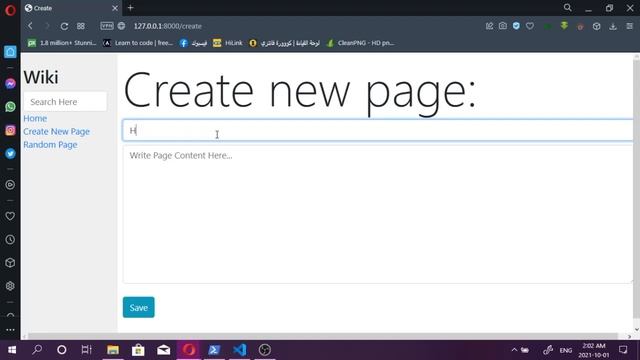 Project1: Wiki CS50's Web development with Python and JavaScript смотреть онлайн