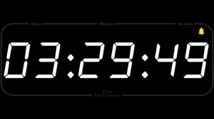 7 Hour - TIMER & ALARM - 1080p - COUNTDOWN
