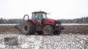 Откачка навоза из лагуны и внесение навоза на поля до 8 км А.ТОМ