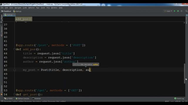Flask REST API With SQLAlchemy & Marshmallow смотреть онлайн