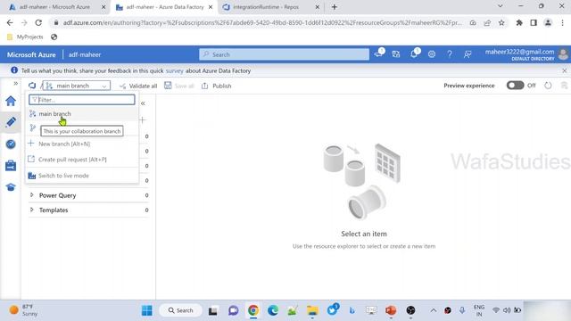 46 Not allow edits on Collaboration Branch in Azure Data Factory | #datafactory #azuredatafactory смотреть онлайн