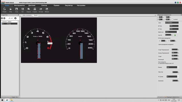 #ArduBlock 2.0 - DWIN Дисплей - Приборная панель для авто, стрелочки, индикаторы, повороты! смотреть онлайн