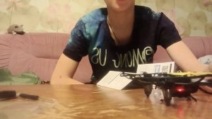 Обзор на квадрокоптер+подключение к камере