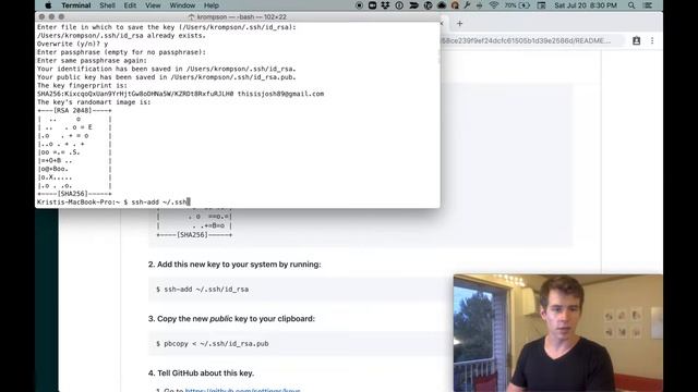 How to Create an SSH key and Add it to Github смотреть онлайн