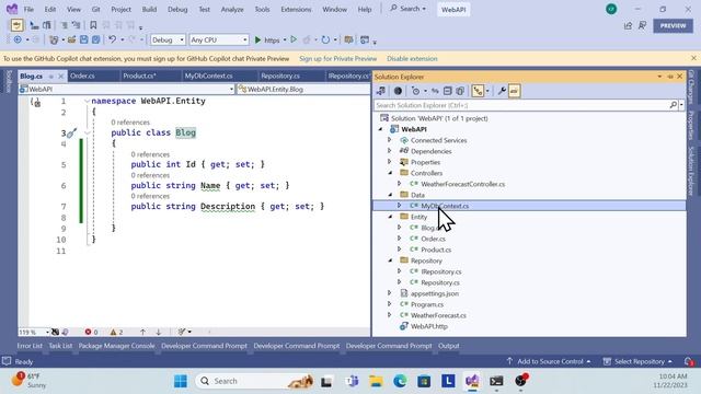 Generic repository pattern in asp.net core web api | Curd operation