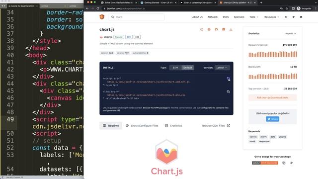 Solve Error: DevTools failed to Load Source Map in Chart JS 4 смотреть онлайн
