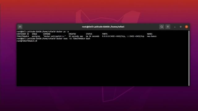 Criando um banco POSTGRES rodando no DOCKER e exportando sua porta! смотреть онлайн