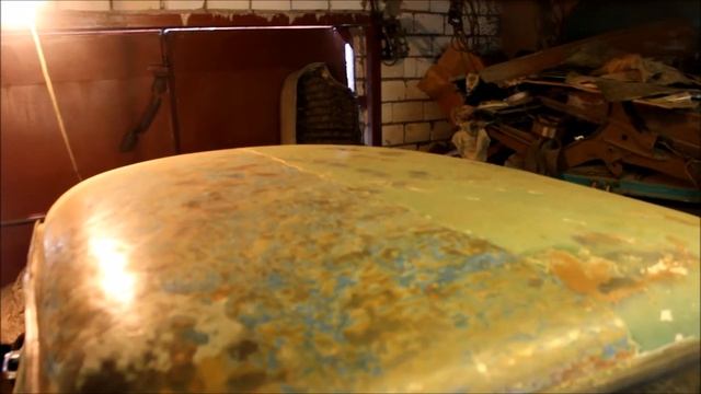 ПОДГОТОВКА КУЗОВА К ПОКРАСКЕ | Ремонт Москвич 407 1959г в смотреть онлайн