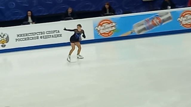 Агнета Латушкина ГранПри России по фигурному катанию этап 5 произвольная программа смотреть онлайн