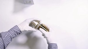 Донный клапан для раковины с переливом Wellsee Drainage System 182131000 (цвет золото)