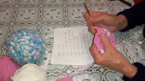 Вяжем коврик крючком