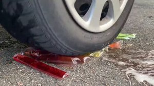Crushing Crunchy & Soft Things by car! Experiment Car vs Buzz Lightyear Toy Story