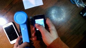 Bluetooth гарнитура с стиле трубка "Ретро".