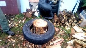 Как колоть дрова быстро и легко.