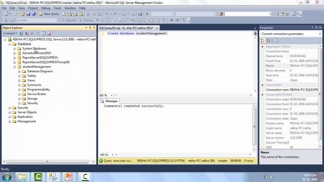 #3Create And Delete DataBase | Working with databases and tables | Create and Delete Database  SQL