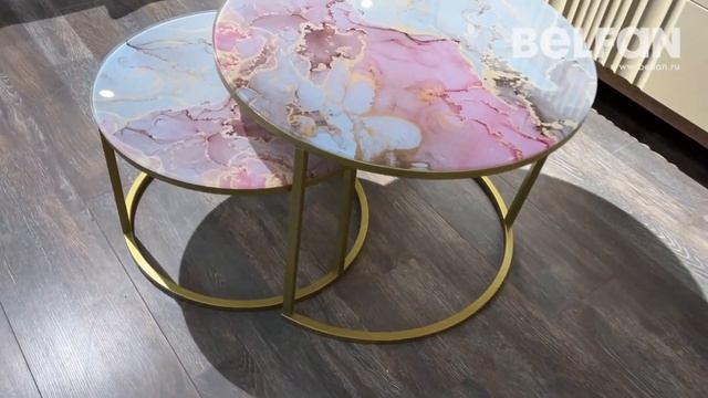 Комплект столов круглых SIRIUS, видеообзор BELFAN смотреть онлайн