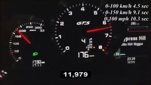 Porsche Panamera GTS 4.8 V8 440 Hp PDK 0-260 km/h acceleration/разгон