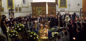 Лития и проводы схиархиеп. Алипия в Святогорской Лавре 04.11.2021 г.