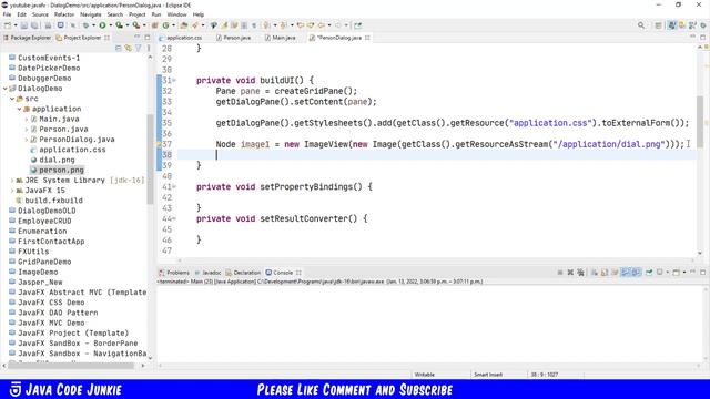 Dialog | JavaFX GUI Tutorial for Beginners