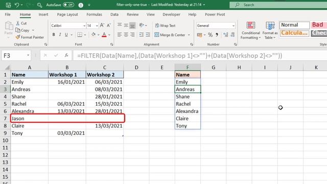 Excel FILTER Function - Meet ONE Condition ONLY - Strict OR Logic смотреть онлайн