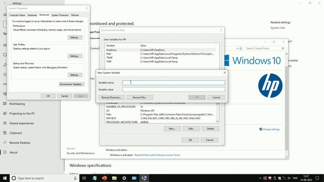 Installation Of Java 8 In Windows 10