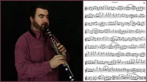 Lennie Niehaus - 'Jazz Etude No. 3' (Clarinet Solo)