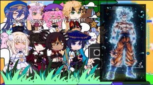 Genshin impact react to Goku super saiyan  as New Traveler | Gacha Reaction | Dragonball Super