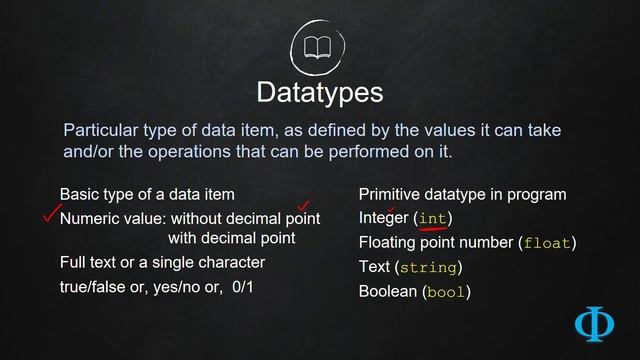 4a Primitive Data items or DataTypes in Python смотреть онлайн