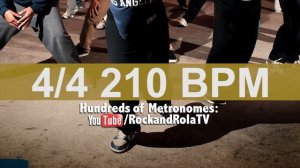 🔴 210 BPM Modern Hip Hop Metronome