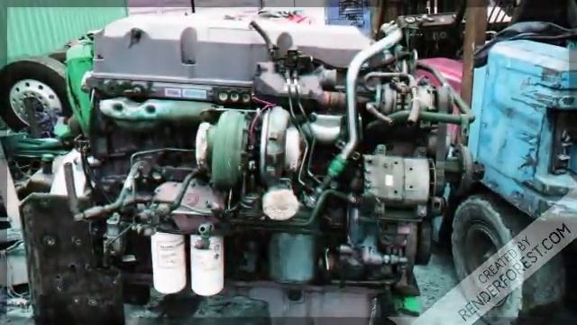 Контрактные двс камминз 15   запчасти freightliner