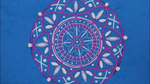 Мандала из пушистого пластилина PLUSH