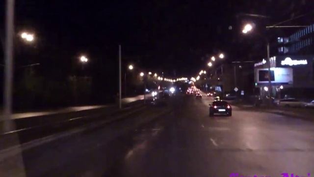 Вечерний Барнаул: проезд по городу смотреть онлайн