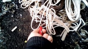 обжигаем аллюминиевые провода в металлолом!медь ДА!аллюминий НЕТ!