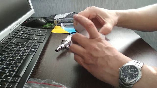 Редуктор и влагоуловитель для Краскопульта. смотреть онлайн