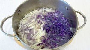Щи с краснокочанной капустой Фиолет