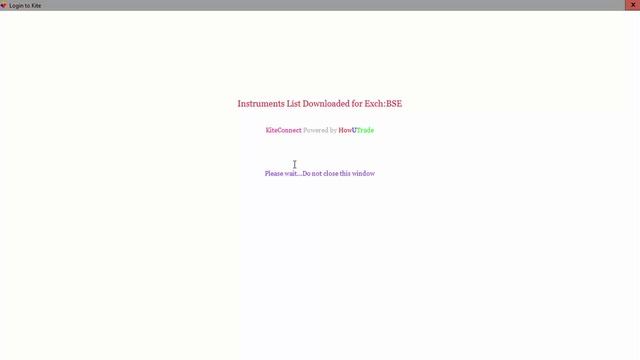 My KiteApp Trading Terminal смотреть онлайн
