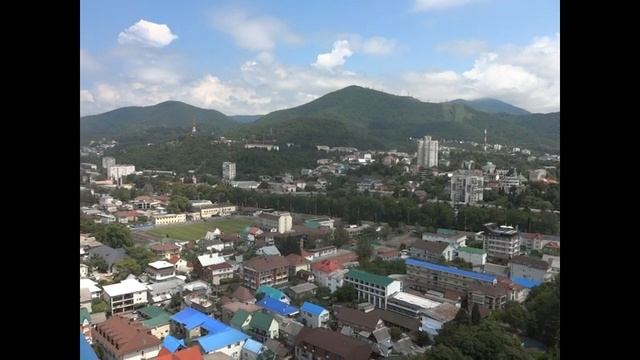 Вид с колеса обозрения пос. Лазаревское Краснодарского края